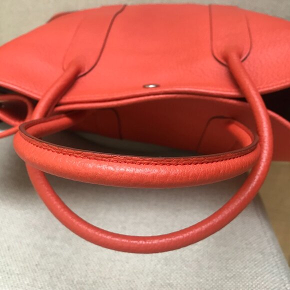 100% Authentic HERMES Garden Party 36 Handbag Orange Color w/ Palladium … - Picture 4 of 10